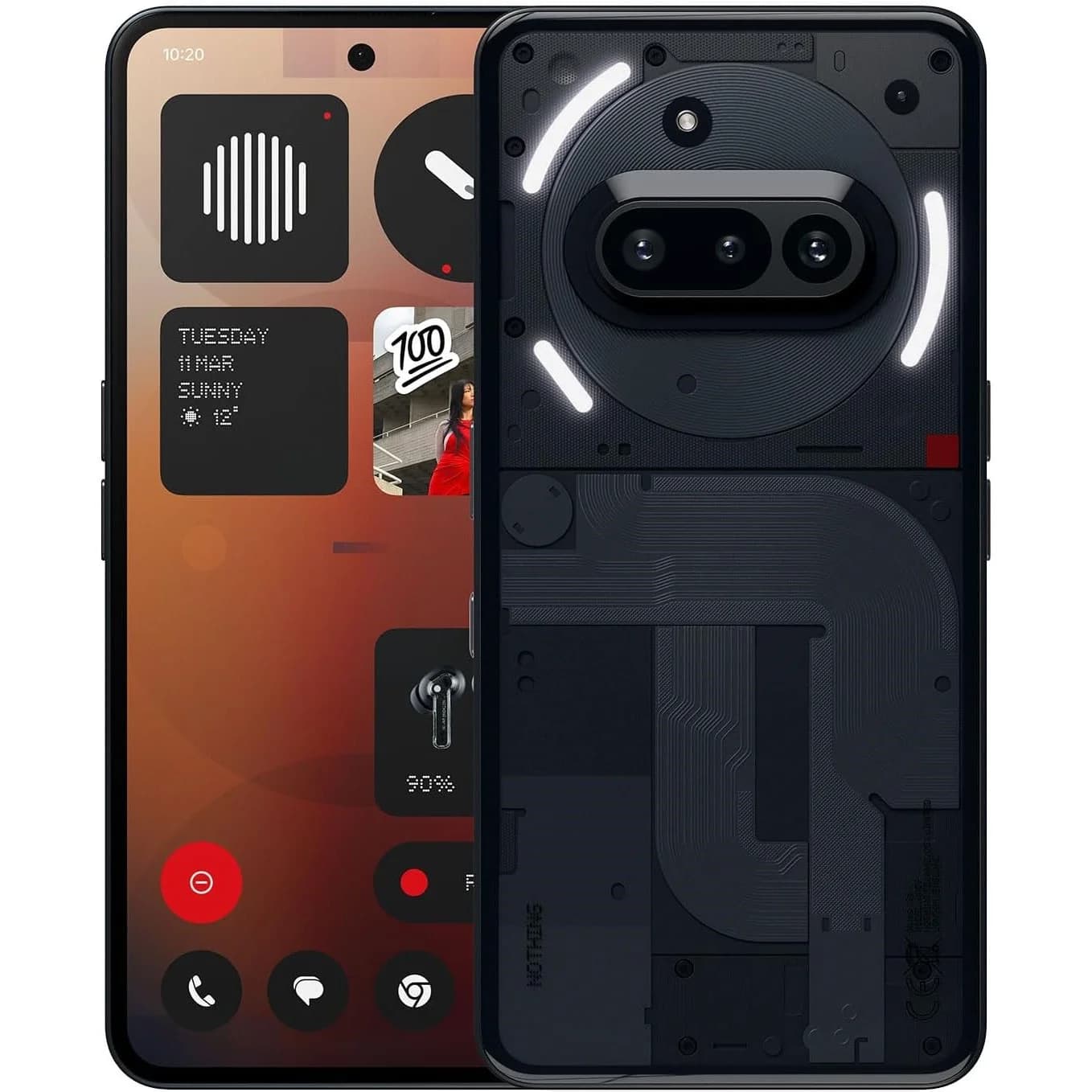 Nothing Phone (3A) Pro (12GB, 256GB, Black) – Non PTA Approved thumbnail 2